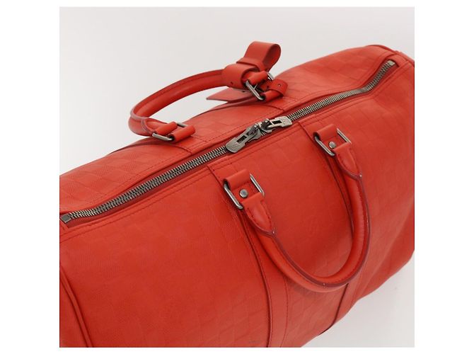 LOUIS VUITTON Damier Infini Keepall Bandouliere 45 Fusion N41142 Auth 43817SAM - vista 7