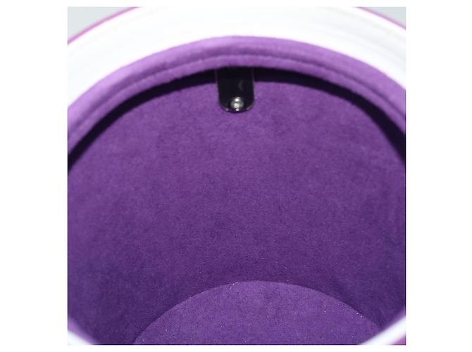 LOUIS VUITTON LV Painted Can Shoulder Bag PVC Leather Purple M81590 Auth 51895SM Porpora - vista 18
