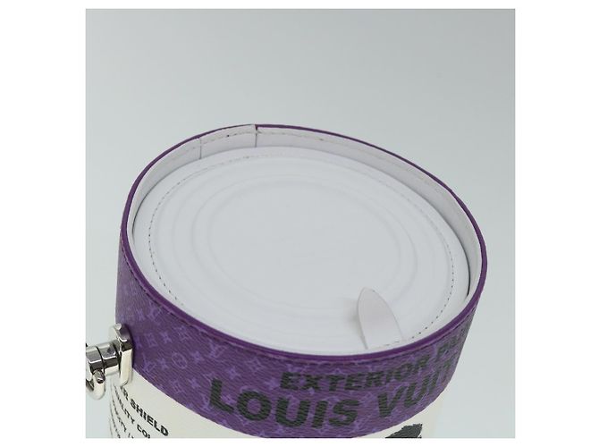LOUIS VUITTON LV Painted Can Shoulder Bag PVC Leather Purple M81590 Auth 51895SM Porpora - vista 5