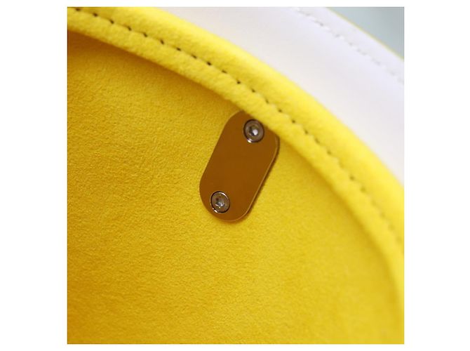 LOUIS VUITTON Borsa Monogram Painted Can in PVC 2way Gialla M81593 Auth 71492SM Giallo - vista 11