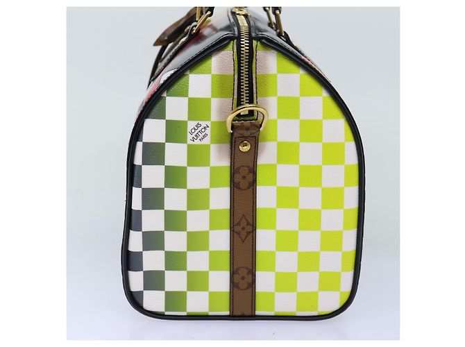 BORSA LOUIS VUITTON Epi Damier Speedy Bandouliere 30 2017 M51564 LV Auth 73747SAV Nero - vista 4