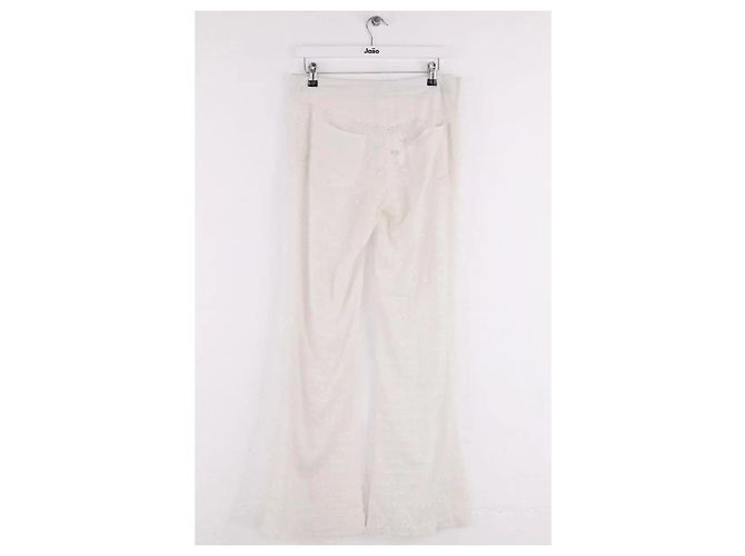 Dior Weiße gerade Hose - Ansicht 3