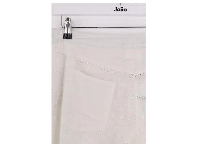 Dior Weiße gerade Hose - Ansicht 4