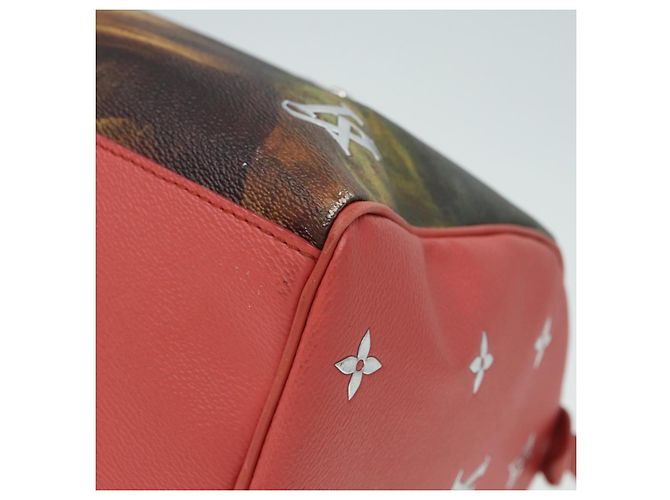 LOUIS VUITTON Masters Collection Mona Lisa Speedy 30 Tasche M43372 LV Auth 87609SAM Pink Khaki - Ansicht 20