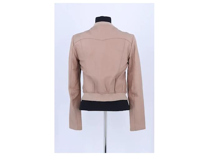 Maje Beige Lederjacke - Ansicht 4