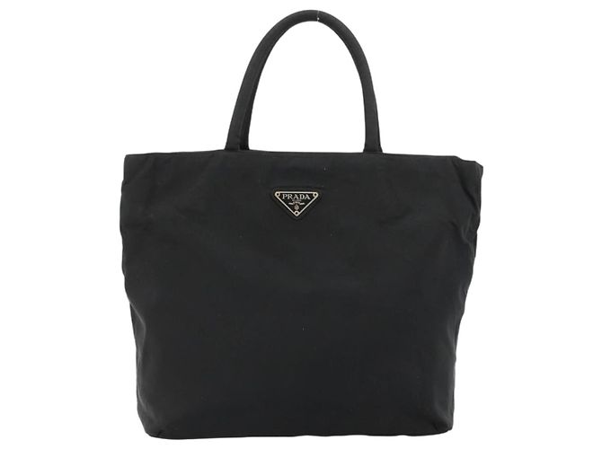 PRADA Handtasche Nylon Schwarz Silber Auth bs34105 - Ansicht 13