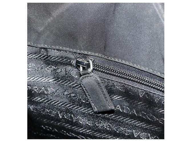 PRADA Handtasche Nylon Schwarz Silber Auth bs34105 - Ansicht 20
