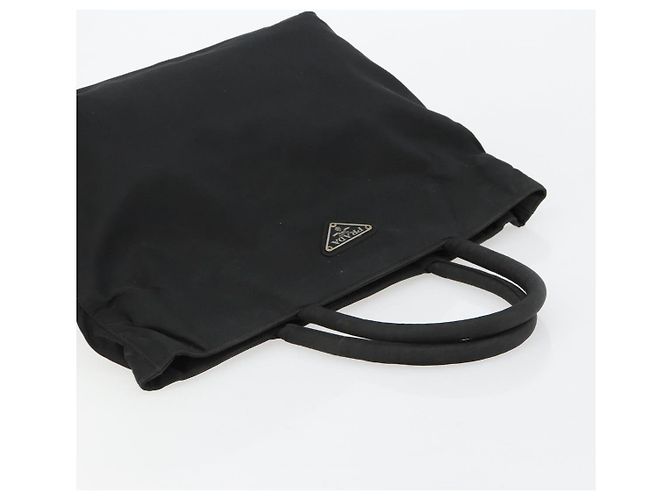 PRADA Handtasche Nylon Schwarz Silber Auth bs34105 - Ansicht 6