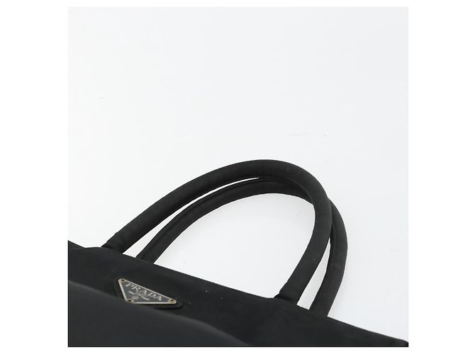 PRADA Handtasche Nylon Schwarz Silber Auth bs34105 - Ansicht 8