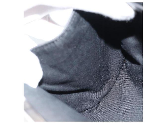 Céline Borsa a tracolla CELINE C Macadam Canvas Grigio Argento Auth YKZ580 Marrone - vista 11