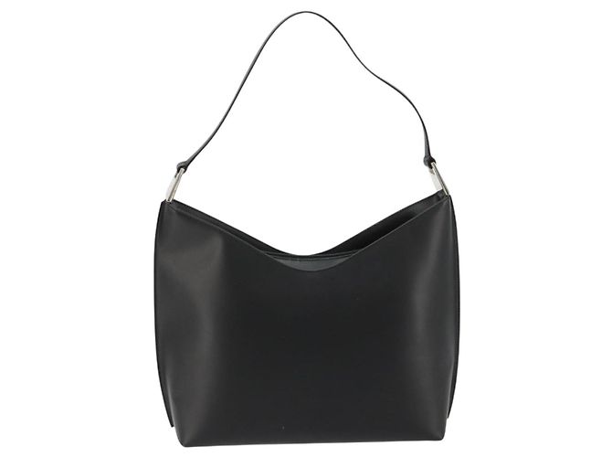 Borsa a tracolla GUCCI in pelle vernice Nero Argento 001 3017 Auth 165092 - vista 3