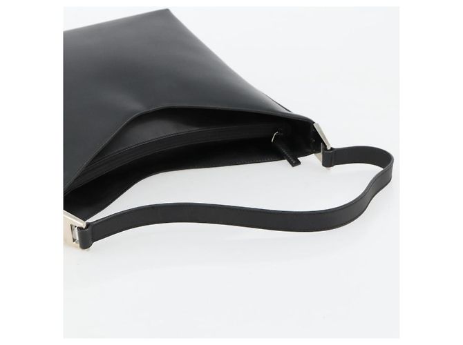 Borsa a tracolla GUCCI in pelle vernice Nero Argento 001 3017 Auth 165092 - vista 8