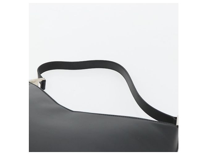 Borsa a tracolla GUCCI in pelle vernice Nero Argento 001 3017 Auth 165092 - vista 9