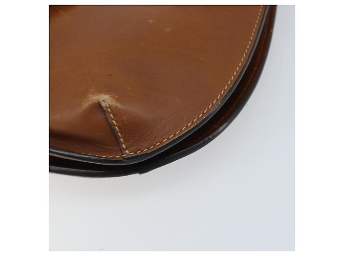 Borsa a Spalla GUCCI in Pelle Marrone Oro 409154 Auth mr2049 D'oro - vista 10