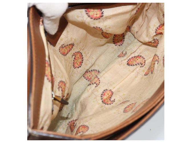 Borsa a Spalla GUCCI in Pelle Marrone Oro 409154 Auth mr2049 D'oro - vista 18