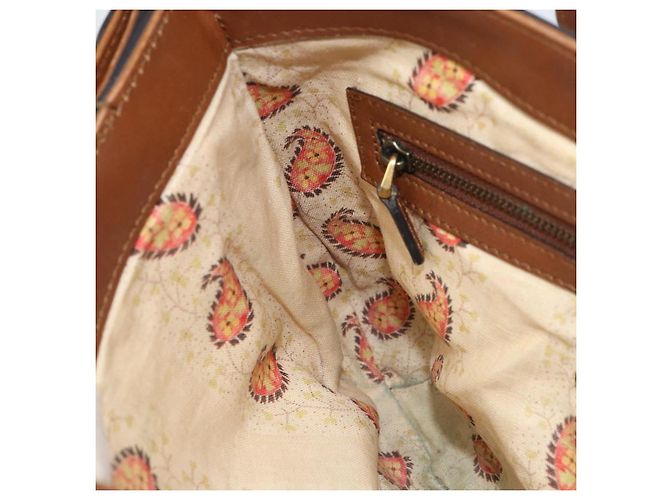 Borsa a Spalla GUCCI in Pelle Marrone Oro 409154 Auth mr2049 D'oro - vista 20
