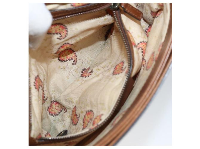 Borsa a Spalla GUCCI in Pelle Marrone Oro 409154 Auth mr2049 D'oro - vista 22