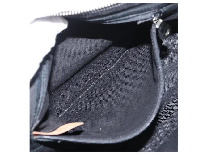 Chloé Borsa a tracolla Chloe in tela nero argento Auth bs33468 - vista 23