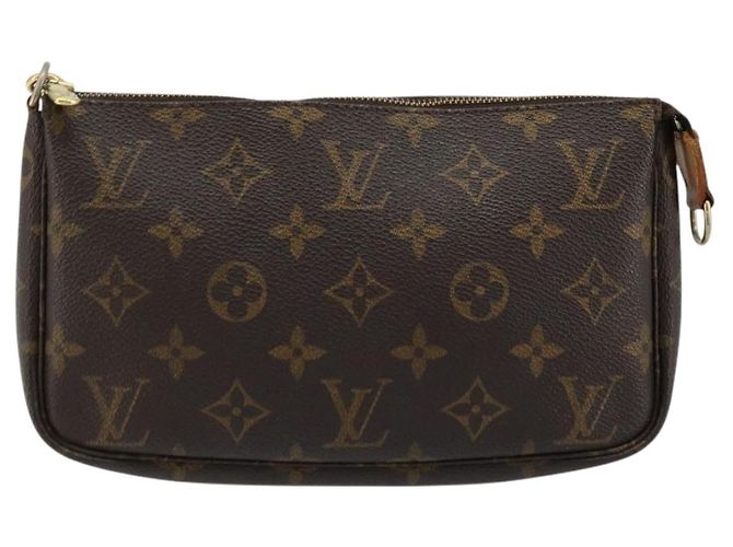 LOUIS VUITTON Monogram Pochette Accessoires Pochette M51980 LV Auth ep13455 Monogramme - vue 2