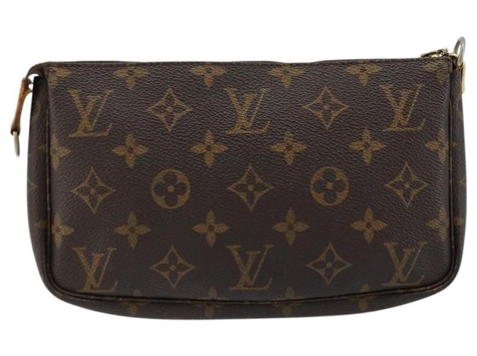 LOUIS VUITTON Monogram Pochette Accessoires Pochette M51980 LV Auth ep13455 Monogramme - vue 3