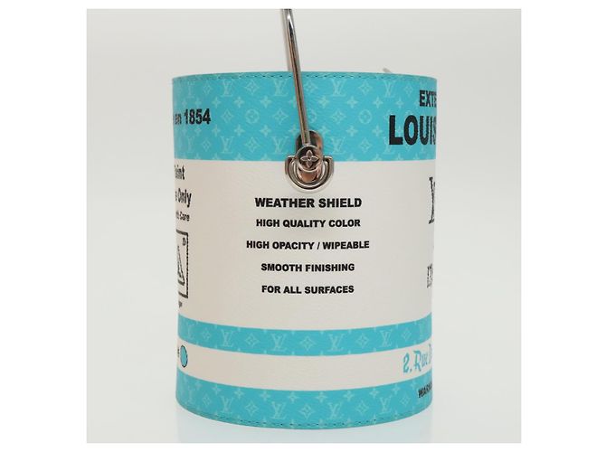LOUIS VUITTON Borsa Monogram Painted Can in PVC 2way Blu M81597 LV Auth 97849SM - vista 5