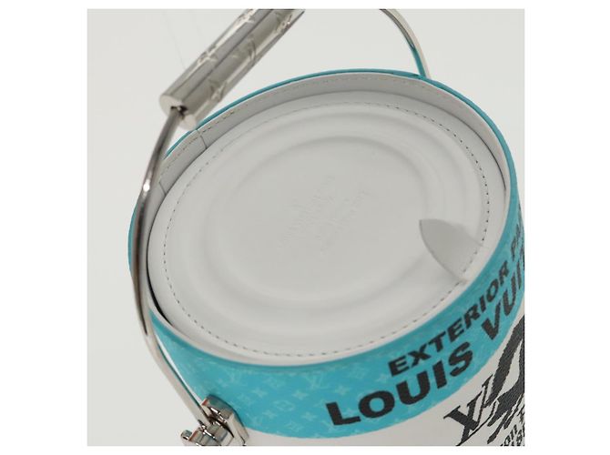 LOUIS VUITTON Borsa Monogram Painted Can in PVC 2way Blu M81597 LV Auth 97849SM - vista 7