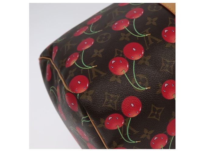 LOUIS VUITTON Monogram Cherry Keepall 45 Boston Bag M95011 LV Auth 101791SM Monogramma - vista 17