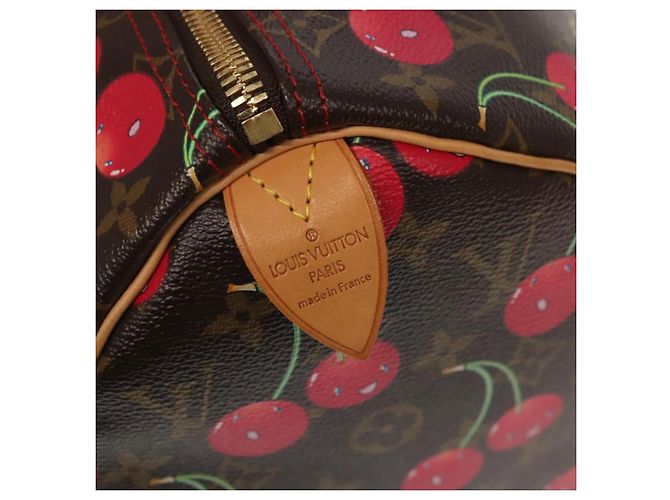 LOUIS VUITTON Monogram Cherry Keepall 45 Boston Bag M95011 LV Auth 101791SM Monogramma - vista 18