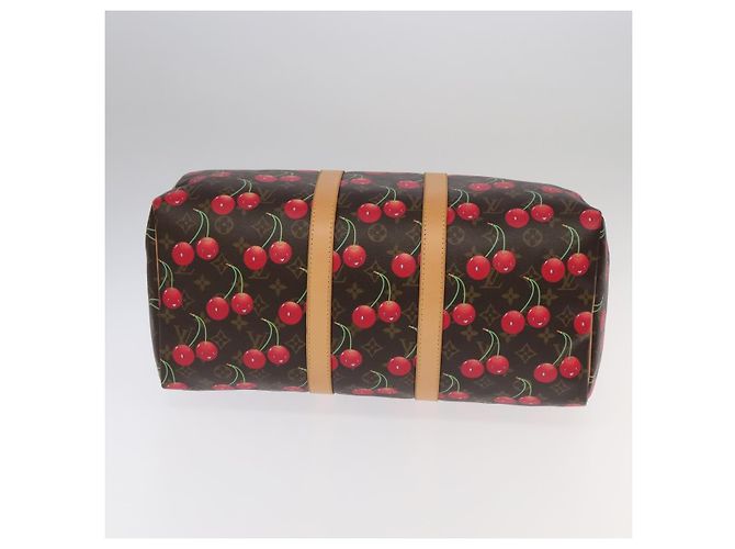 LOUIS VUITTON Monogram Cherry Keepall 45 Boston Bag M95011 LV Auth 101791SM Monogramma - vista 5