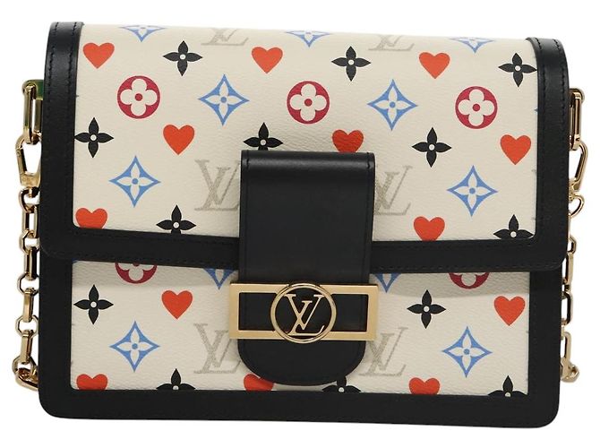 LOUIS VUITTON Game On 2021 Cruise Collection Dauphine MM M57463 Auth 104004SM Bianco - vista 13