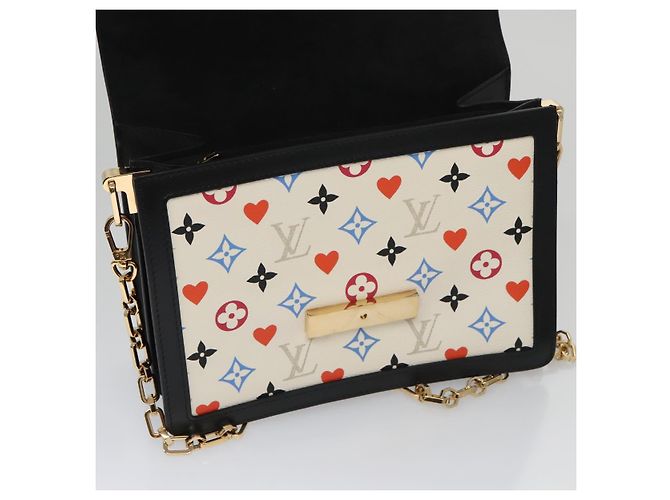 LOUIS VUITTON Game On 2021 Cruise Collection Dauphine MM M57463 Auth 104004SM Bianco - vista 23