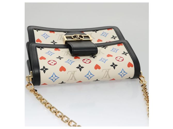LOUIS VUITTON Game On 2021 Cruise Collection Dauphine MM M57463 Auth 104004SM Bianco - vista 7