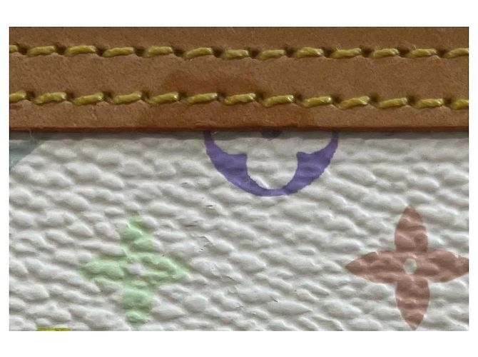 Louis Vuitton Agenda GM Monogram Multicolore Bianco Monogramma - vista 10