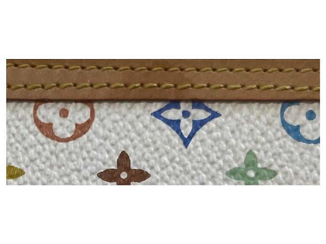 Louis Vuitton Agenda GM Monogram Multicolore Bianco Monogramma - vista 9