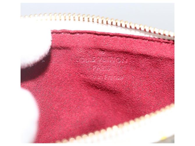 LOUIS VUITTON Monogram Multicolor Pochette MM Pochette Bianco M60028 LV Auth ki6606A - vista 15