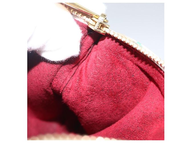 LOUIS VUITTON Monogram Multicolor Pochette MM Pochette Bianco M60028 LV Auth ki6606A - vista 20