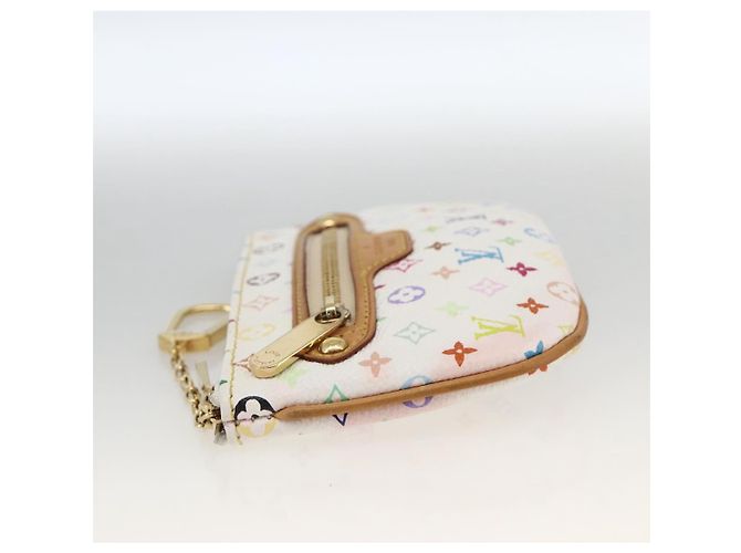 LOUIS VUITTON Monogram Multicolor Pochette MM Pochette Bianco M60028 LV Auth ki6606A - vista 5