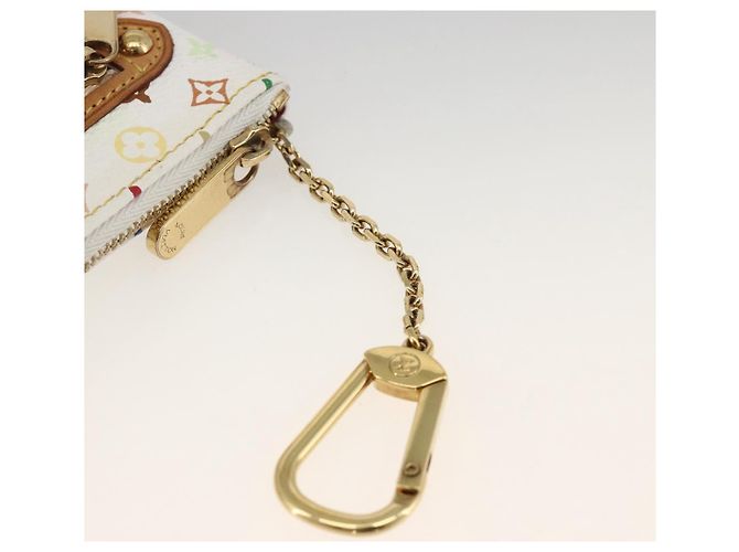 LOUIS VUITTON Monogram Multicolor Pochette MM Pochette Bianco M60028 LV Auth ki6606A - vista 7