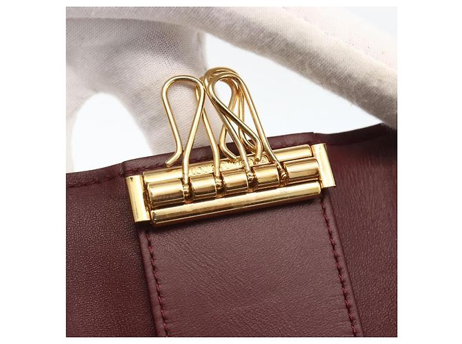 LOUIS VUITTON Vernis Multicles 4 Key Case Rouge Favist M91542 LV Auth SW2314A - vista 15