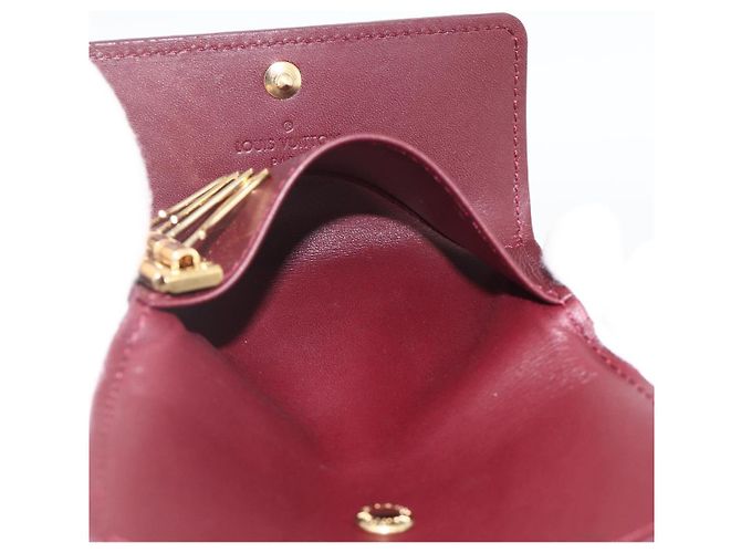 LOUIS VUITTON Vernis Multicles 4 Key Case Rouge Favist M91542 LV Auth SW2314A - vista 16