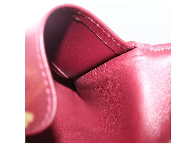 LOUIS VUITTON Vernis Multicles 4 Key Case Rouge Favist M91542 LV Auth SW2314A - vista 17