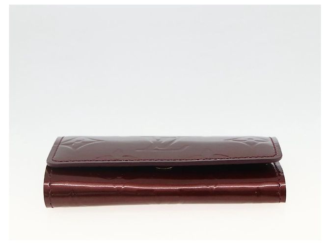 LOUIS VUITTON Vernis Multicles 4 Key Case Rouge Favist M91542 LV Auth SW2314A - vista 7