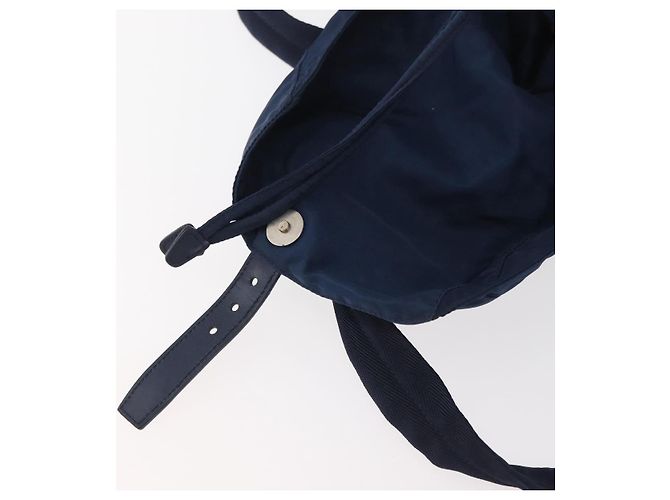 Zaino PRADA Nylon Navy Silver Auth 161363 Argento Blu navy - vista 11