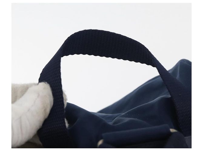 Zaino PRADA Nylon Navy Silver Auth 161363 Argento Blu navy - vista 14