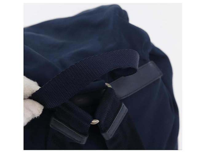 Zaino PRADA Nylon Navy Silver Auth 161363 Argento Blu navy - vista 7