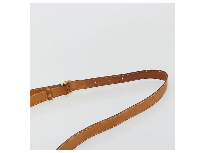 16 Céline CELINE Borsa Macadam Canvas Horse Carriage in PVC e pelle Marrone Oro Autentica 184567 D'oro - vista 8