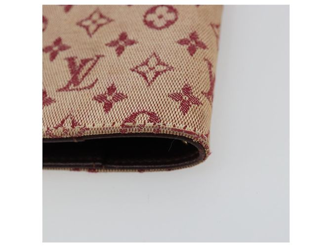LOUIS VUITTON Monogram Mini Agenda PM Day Planner Cover Red R20912 Auth BA13432 Roja - vista 16