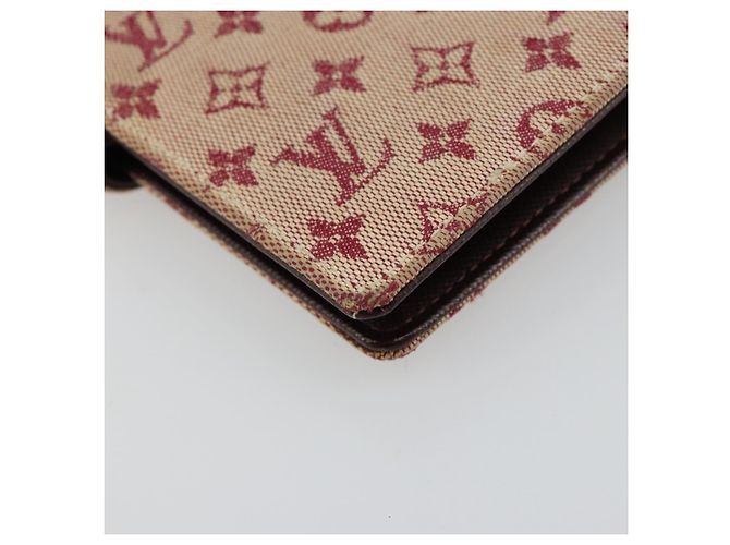 LOUIS VUITTON Monogram Mini Agenda PM Day Planner Cover Red R20912 Auth BA13432 Roja - vista 17