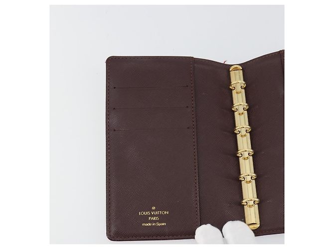 LOUIS VUITTON Monogram Mini Agenda PM Day Planner Cover Red R20912 Auth BA13432 Roja - vista 20
