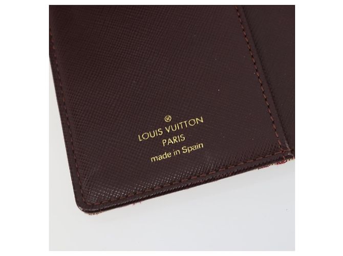 LOUIS VUITTON Monogram Mini Agenda PM Day Planner Cover Red R20912 Auth BA13432 Roja - vista 21